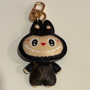 Labubu Black and Brown Keychain
